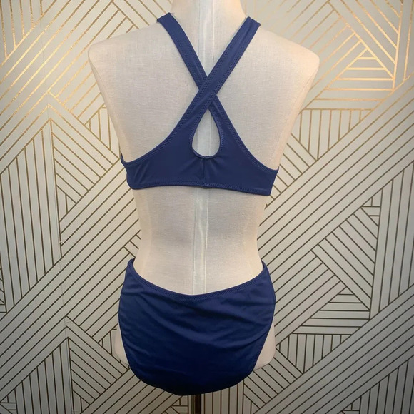 Solid‎ & Striped The Marissa Two-Piece Bikini Blue - Picture 9 of 10